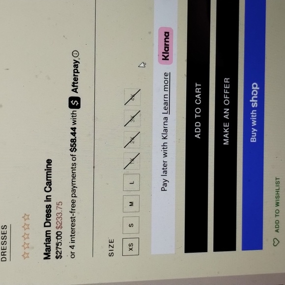 Osei Duro Marian Dress In Carmine Hand Dyed Batiked In Ghana Brand New S - Picture 4 of 10